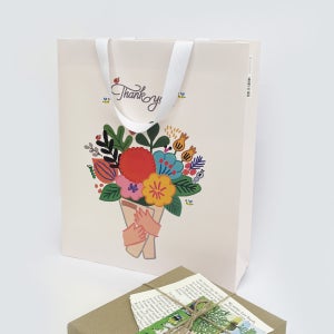 [아티쉬] 쇼핑백(대) / Thank you, 굴리굴리(GOOLYGOOLY)