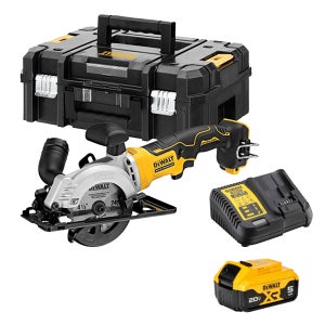 디월트 DCS571P1 무선 115mm 컴팩트 원형톱 20V 충전 공구 배터리 1개 세트