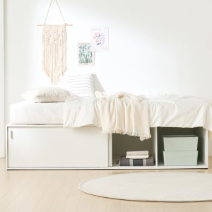 채움가구 굿나잇 슬라이딩 벙커 빅수납형 슈퍼싱글침대 SS