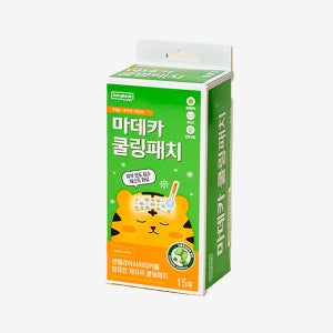 동국제약 마데카 쿨링패치 15매, 1개 / 열냉각시트패치 아이스 쿨패치 쿨시트 쿨링패치