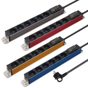 국산 현대 고용량 멀티탭 6구 1.5M 4000W 서버탭 누전차단 멀티 콘센트