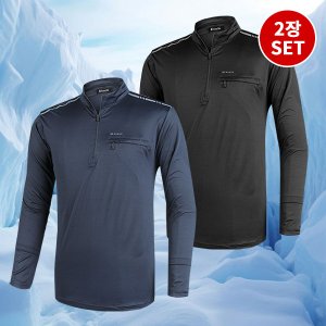 1+1 등산 긴팔 티셔츠 여름 쿨 냉감 작업티 쿨론 작업복 등산복 상의 (M5OPST30)