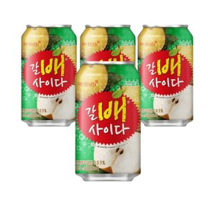 해태 갈배 사이다 355ml 24개 탄산 음료수