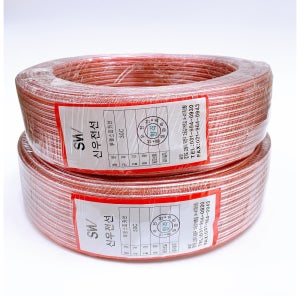스피커케이블 투명 스피커선 30C 50C 2가닥 2core 국산 신우전선