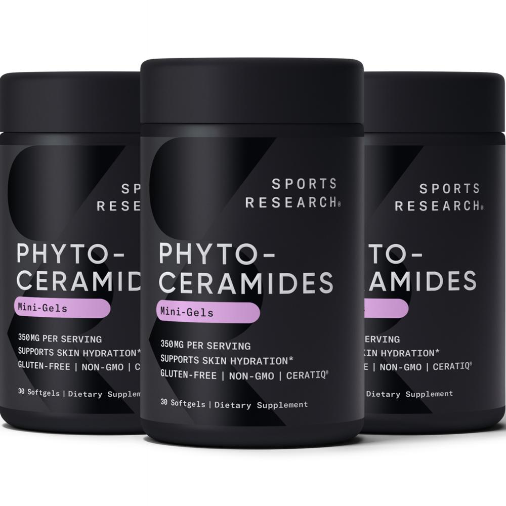 스포츠리서치 하이드레이션 <b>피토세라마이드 스킨</b> <b>350mg</b> 30정 3개