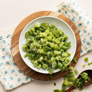 냉동 청피망 1kg (1cm 다이스)