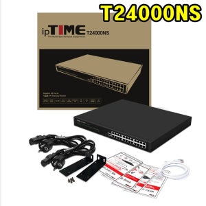 ipTIME T24000NS 기업용 사무실 24포트 기가비트 유선공유기