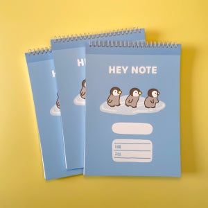 헤이노트 초등 무선 종합장 3권 세트(펭귄3총사)