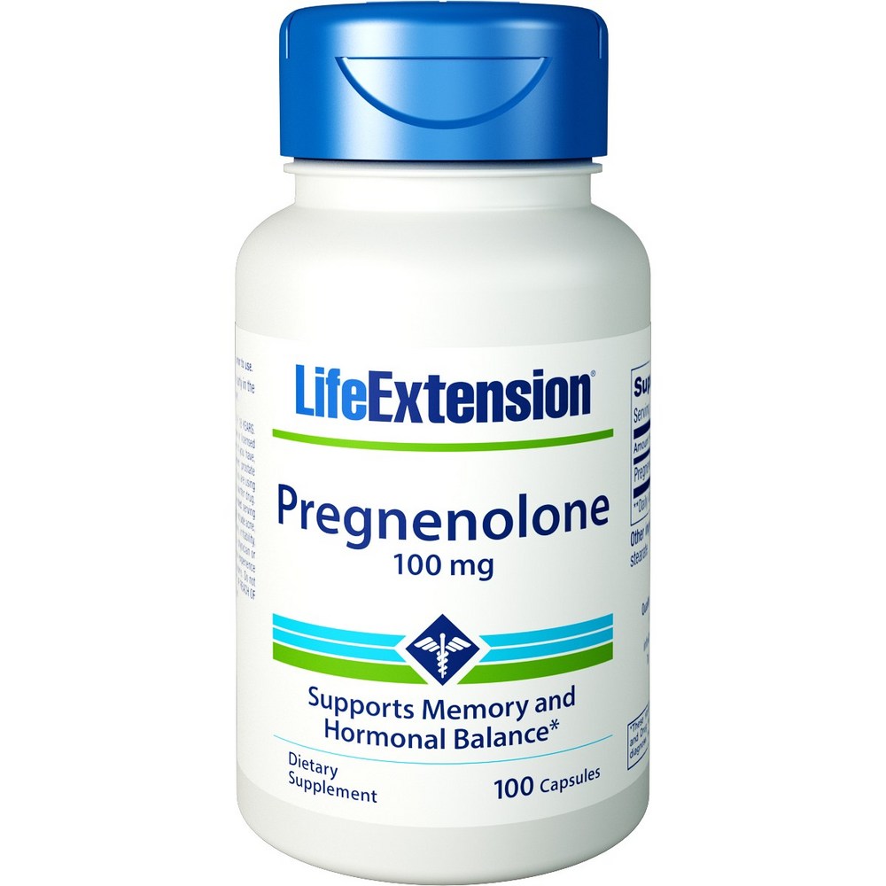 라이프익스텐션 <b>프레그네놀론 100mg</b> 100정