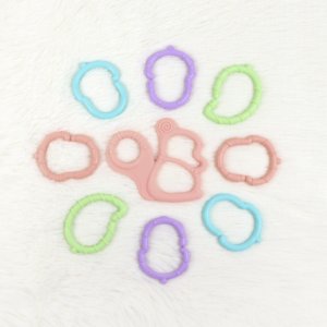 아기 체육관 고리 유아 신생아 소근육 교구 장난감 도토링 토이버클