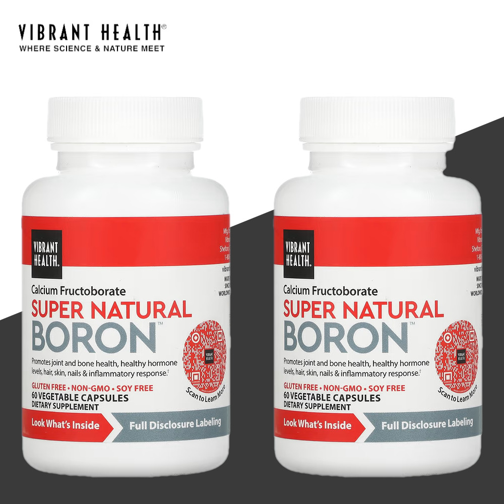 Vibrant Health <b>Super Natural Boron</b> 2개
