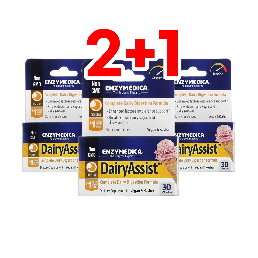 [2+1] 엔자이메디카 <b>데어리어시스트</b> 30정