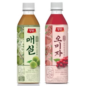 양반 오미자차 500ml 12입 + 매실차 500ml 12입