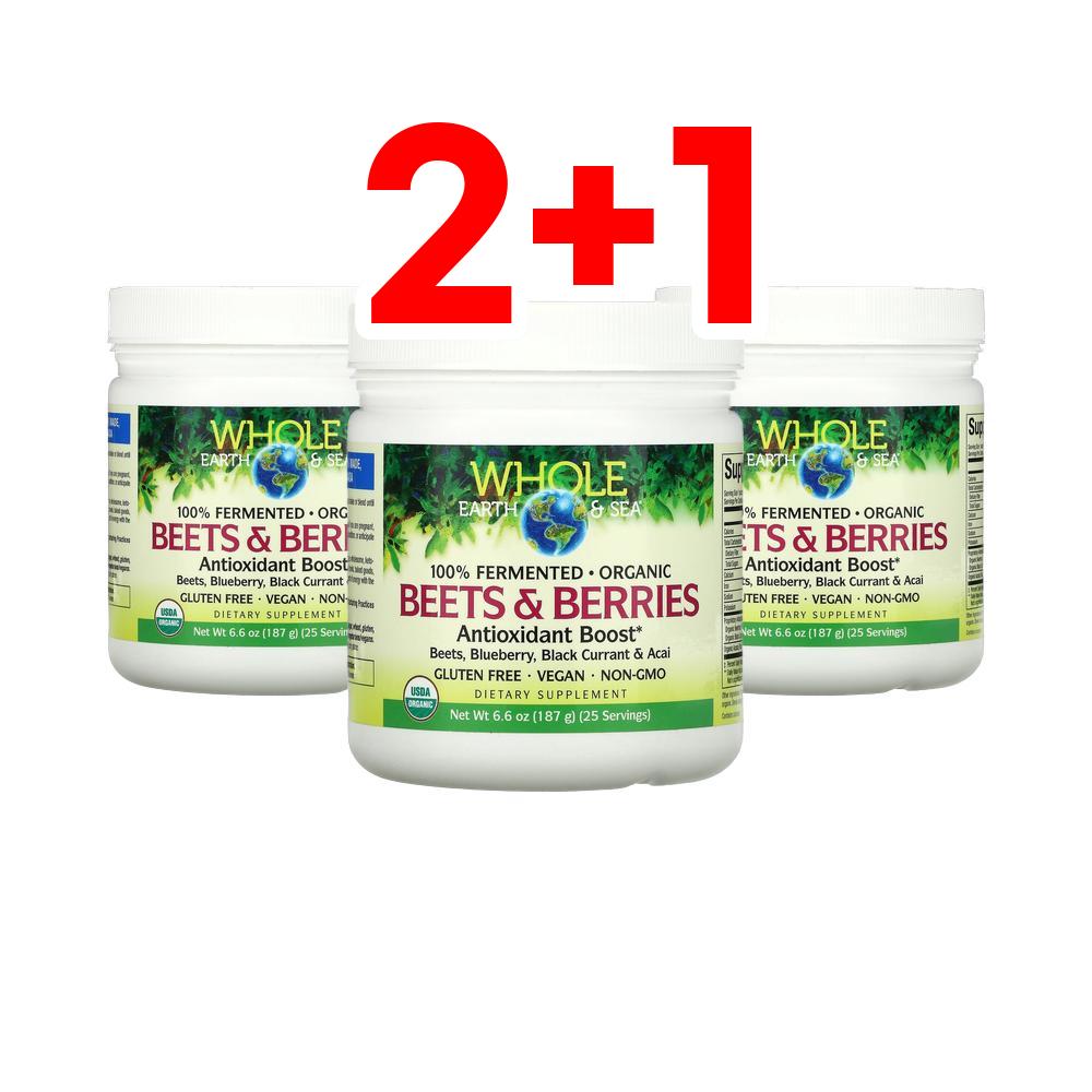 [2+1] 내추럴팩터스 홀 어스 Sea <b>비트 베리 안티옥시던트 부스트</b> 187g