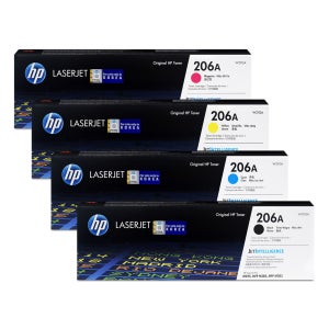 HP 206A 토너 W2110A 세트 M255nw M283fdw M255dw M282nw