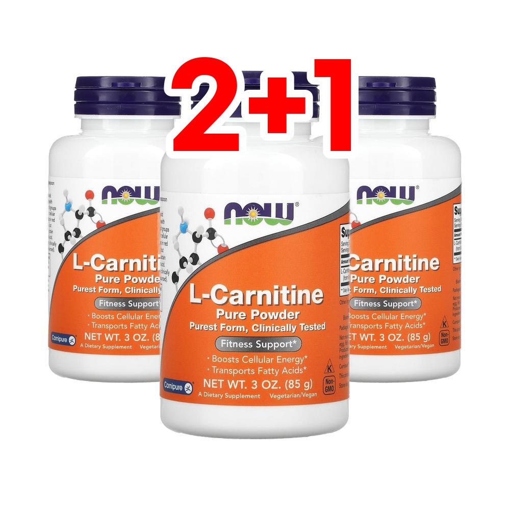 [2+1] NowFood L<b>카르니틴 퓨어파우더</b> 85g