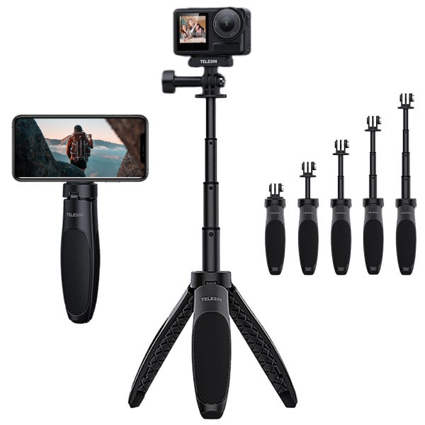 오즈모 액션 6 5 4 3 삼각대 텔레신 DJI 고프로 인스타 360 호환
