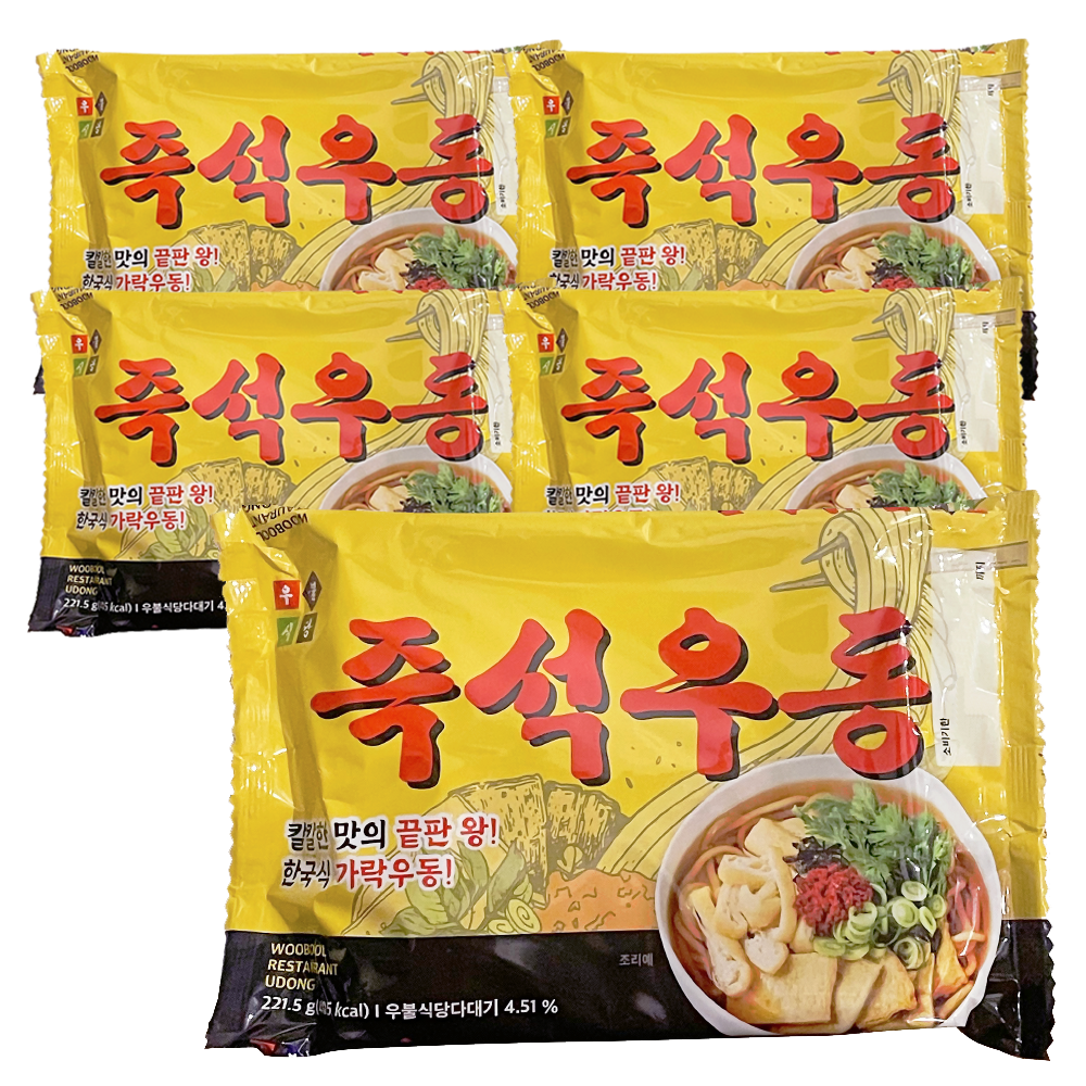 우불식당 즉석우동  221.5g  4개