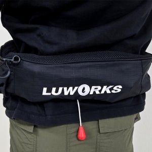 루웍스 LWV-07 허리 벨트 팽창식 구명복 바다 선상 낚시조끼