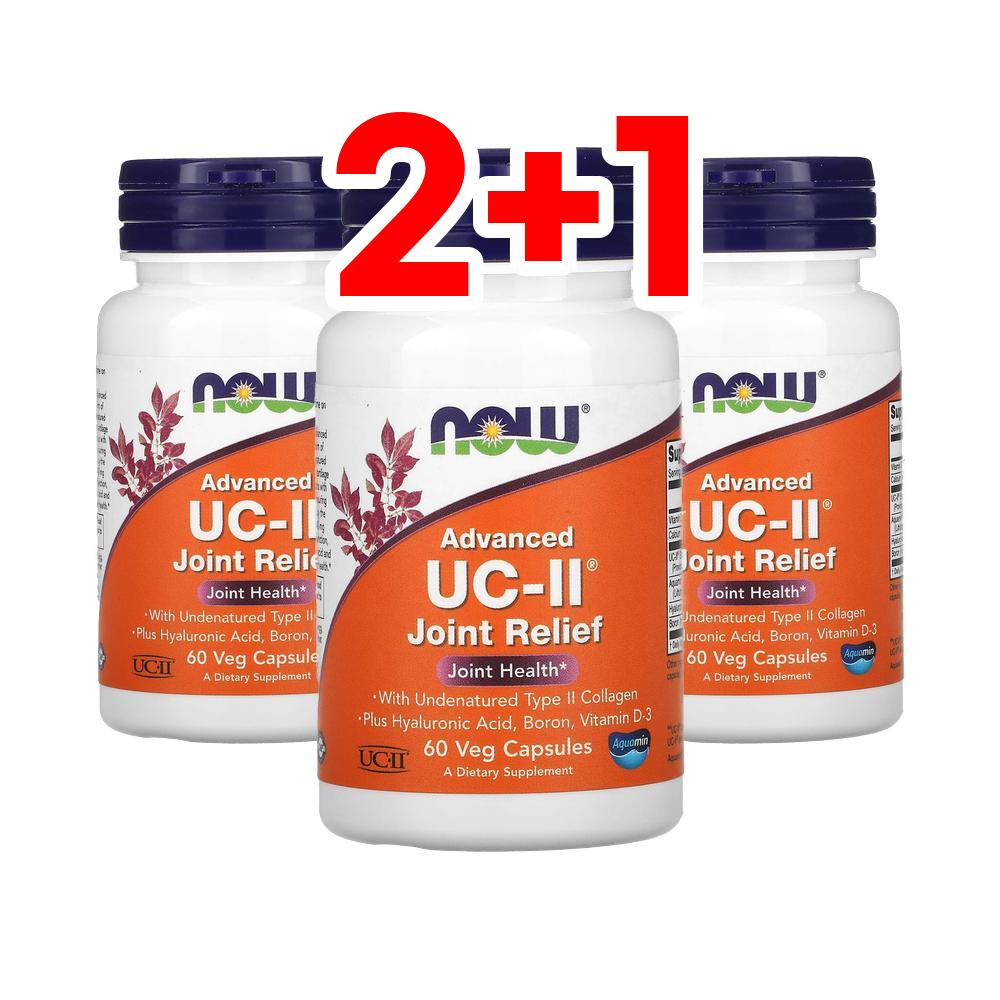[2+1] NowFood <b>어드밴스드 UC-II 조인트 릴리프</b> 60정