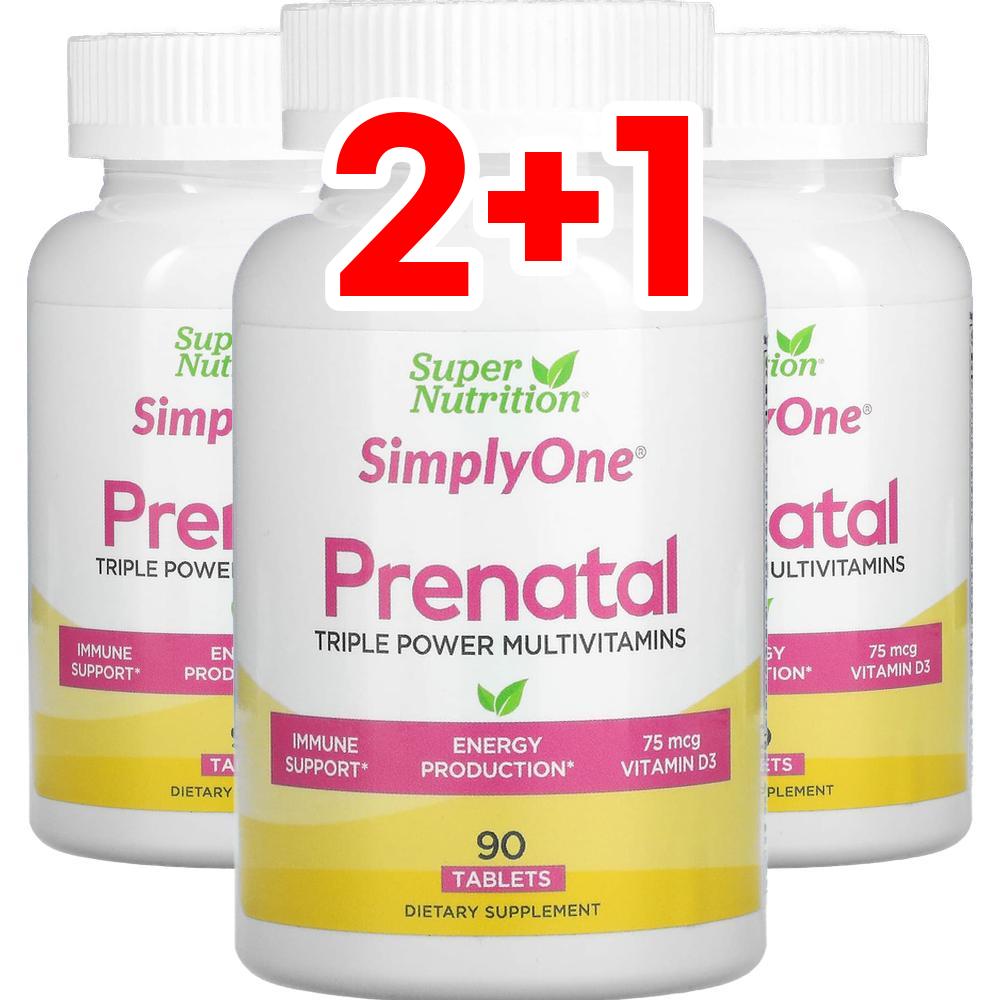 [2+1] 슈퍼뉴트리션 프리네이탈 <b>트리플 파워 멀티비타민</b> 90타블렛