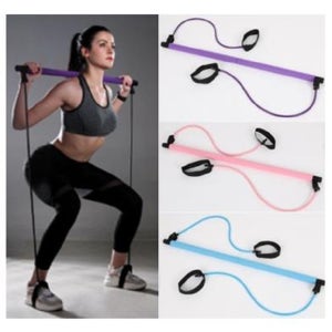 KJP여자 다기능 홈트레이닝 스트레칭 탄력 밴드 필라테스 요가 기구 요가봉