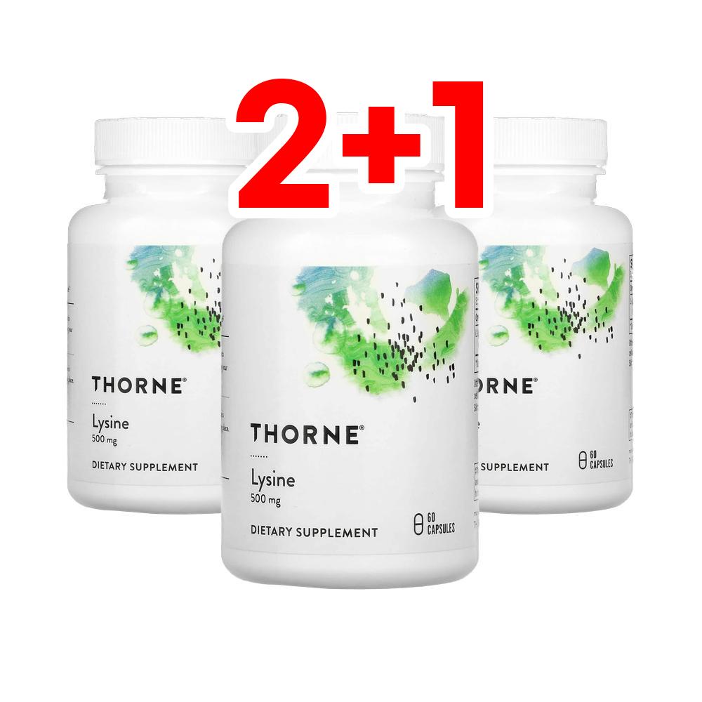 [2+1] 쏜리서치 L<b>라이신 500mg</b> 60정