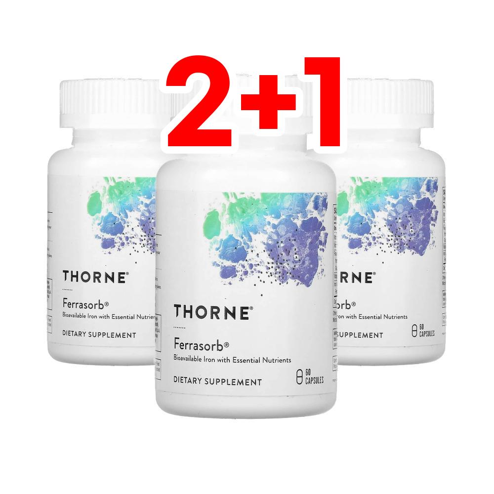 [2+1] 쏜리서치 <b>Ferrasorb</b> 60정