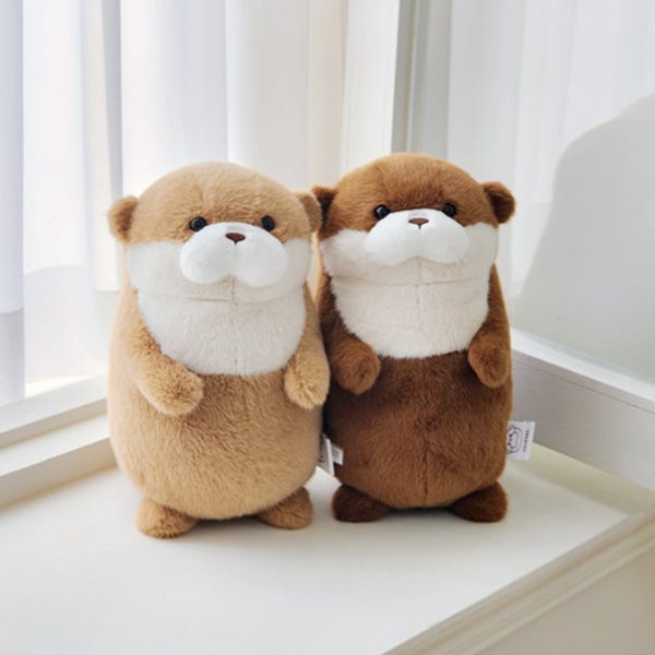 우소우소짱 수달 봉제 인형 27cm 우소우소