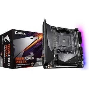 GIGABYTE 메인보드 B550I AORUS PRO AX Rev.1.x MiniITX AMD B550 칩셋 탑재 MB4998