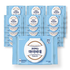 크리넥스 마이비데 물티슈 클린케어 캡 46매 x32팩
