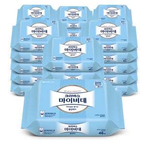 크리넥스 마이비데 물티슈 클린케어 리필 46매 x30팩