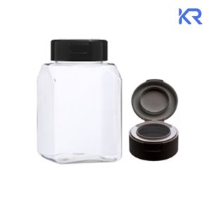 K350ml 사각 원터치캡 - PET 플라스틱 공병 페트용기 - 1박스 160개 묶음판매