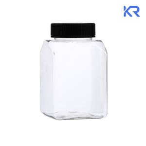 K350ml 사각 안전캡 - PET 플라스틱 공병 페트용기 - 1박스 160개 묶음판매