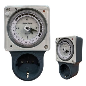 신성 콘센트 타이머 10분단위 설정 24시간 타임스위치 정전보상