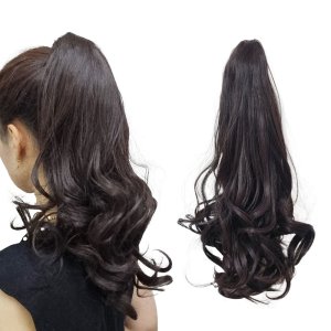켄투몰 포니테일가발 볼륨 웨이브 묶음머리 긴머리 여자가발 집게핀 ponytail