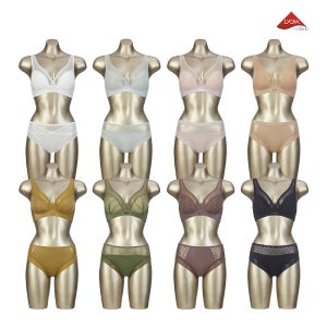 라이크라 FIT ME IN 여성 언더웨어 여자속옷 노와이어 심리스 홈쇼핑 브라팬티세트