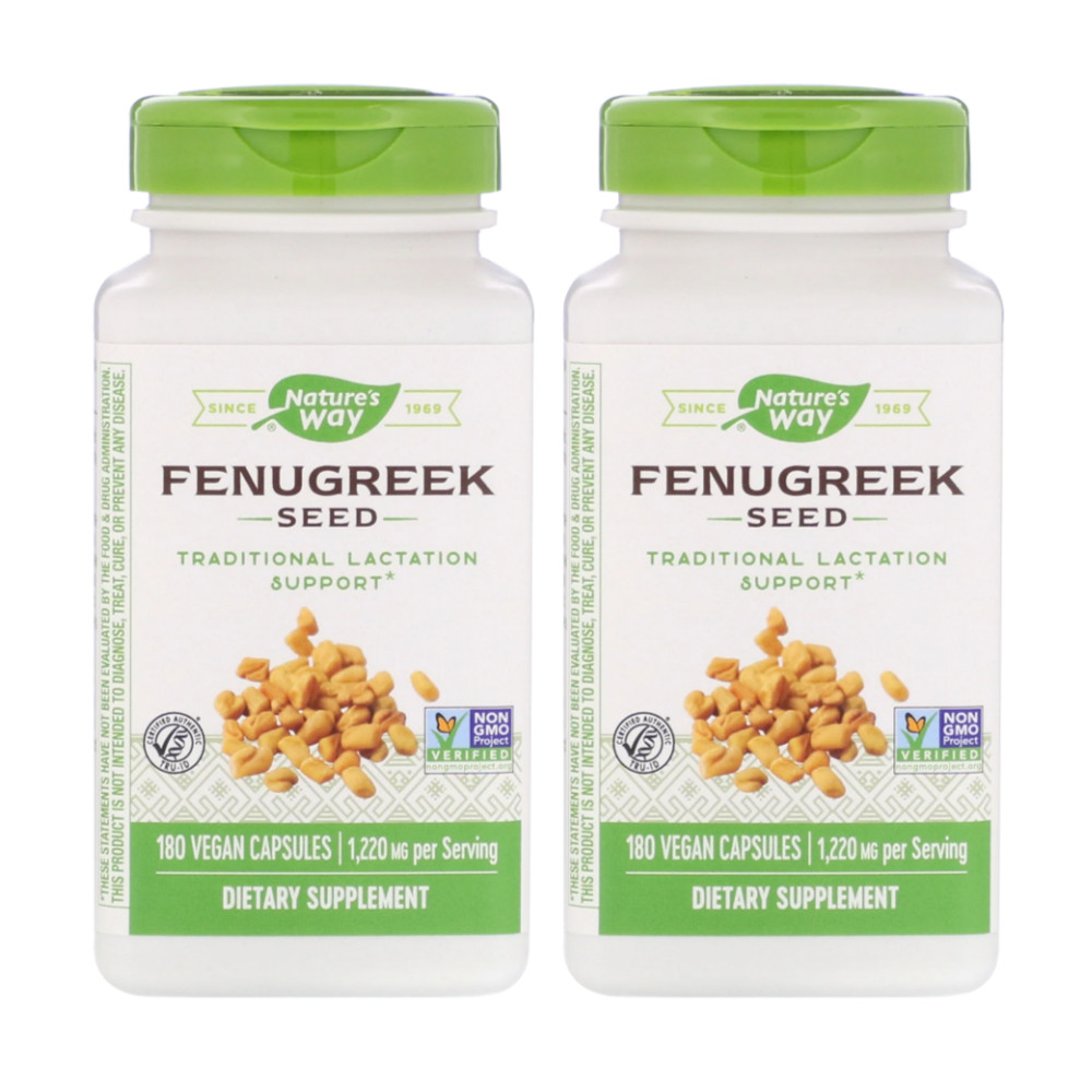 네이처스땡땡 호로파 페뉴그릭 시드 호로파씨 1220mg 180정 2개