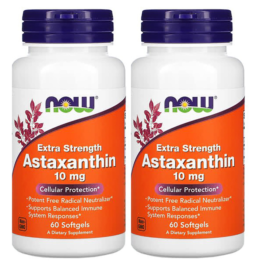 <b>나우푸드 루테인</b> 지아잔틴 아스타잔틴 10mg 60베지캡슐 2개