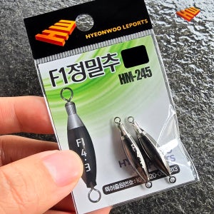 현우레포츠 F1 정밀추 민물 봉돌 고리추 원봉돌