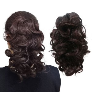 켄투몰 포니테일가발 볼륨 웨이브 묶음머리 긴머리 여자가발 집게핀 숏기장 ponytail