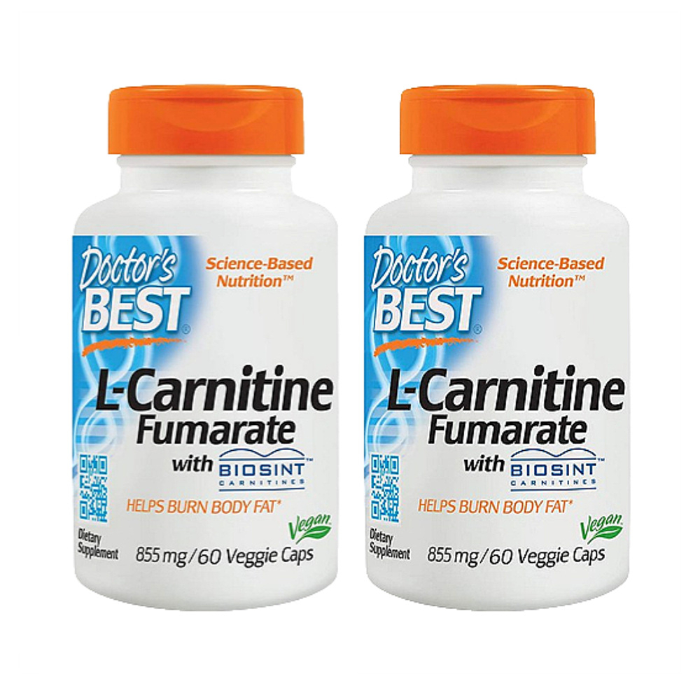 닥터스베스트 <b>L</b> 엘<b>카르니틴</b> <b>카르니틴</b> 푸마르산 855mg 60정 (1+1)