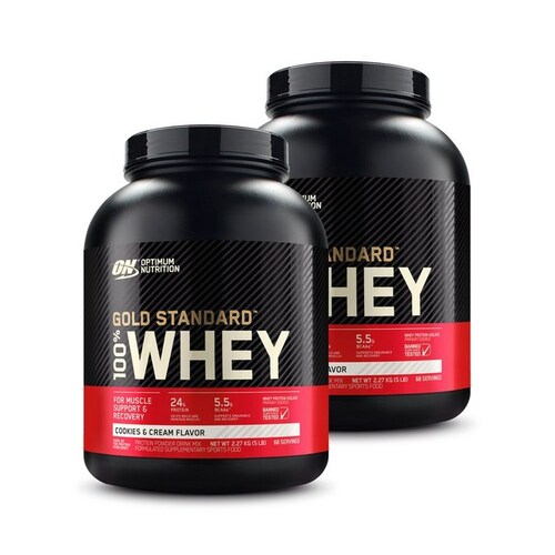옵티멈 뉴트리션 골드 스탠다드 웨이 (쿠키 앤 크림향)