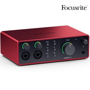 포커스라이트 Focusrite Scarlett 4i4 4gen 스칼렛 오디오 인터페이스