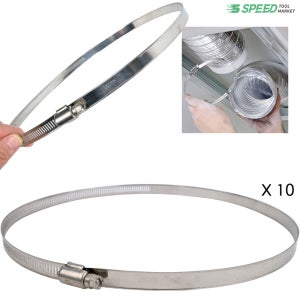 스텐 호스밴드 185~250mm 10개 클램프 반도 물 호스조임