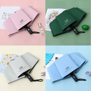 옳고바른 자외선 차단 암막 방풍 3단 자동 우산 접이식 경량 상큼깔끔 양우산 증정품 선물