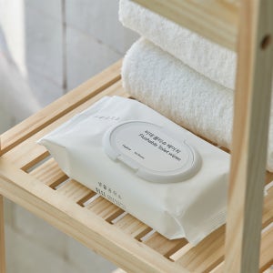 생활공작소 비데 물티슈 베이직 60매 20개