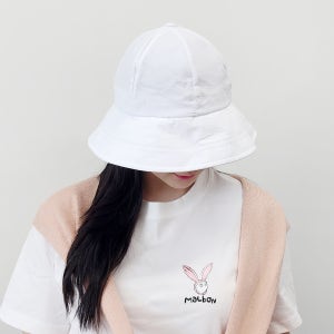 한스모자 자외선차단 스트링버킷햇 큰챙모자 끈달린 여성 벙거지