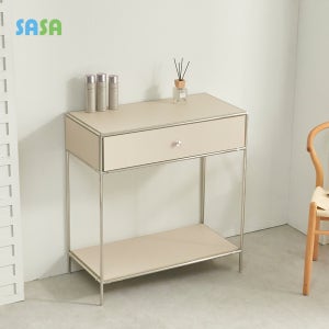 사사가구 해피 모던센츄리 800 모듈 1단 철제 미니 높은 수납선반장 4colors