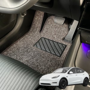 에토스 테슬라 모델X 팔로마 카매트 코일 자동차 매트 5인승 블랙 1열+2열 한대분